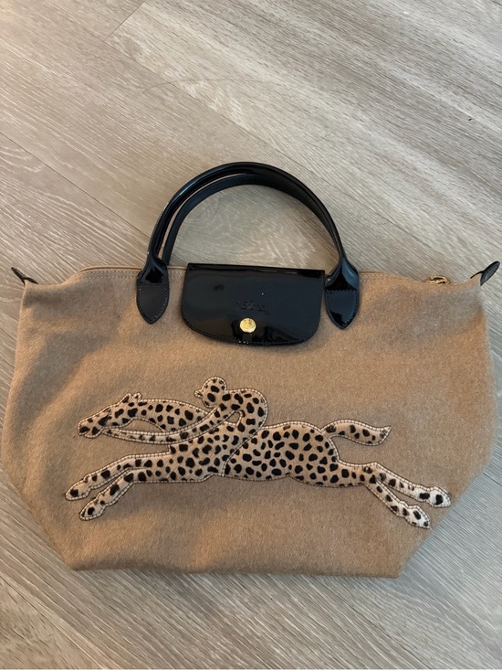 Longchamp Handbags - Longchamp Victoire Le Pliage Wool Pony Hair Tote Bag Lmtd Edition